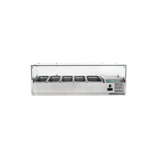 Vetrina frigorifero refrigerata cm 140x33 banco pizza