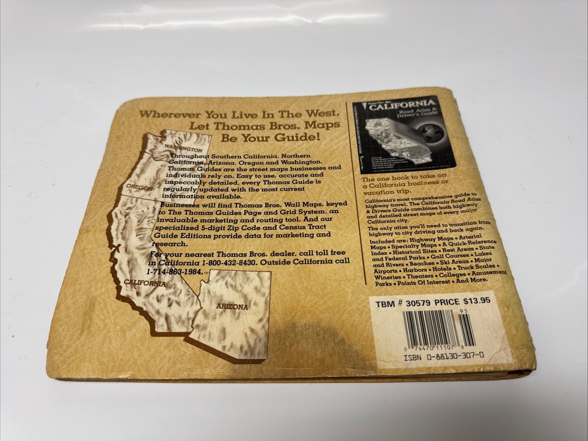 Vintage 1989 The Thomas Guide San Diego County | eBay