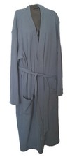 LL Bean Robe Mens Size XL Thermal Waffle Knit Blue Lounge Wear Comfort Belted