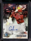 2025 BOWMAN CHROME ADIOS /99 AUTO CHRISTIAN MOORE ANGELS