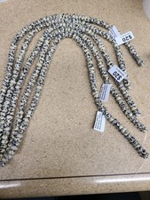 Natural Dalmation Jasper Smooth Rondelle Beads Size 5x8mm 15.5'' Strand