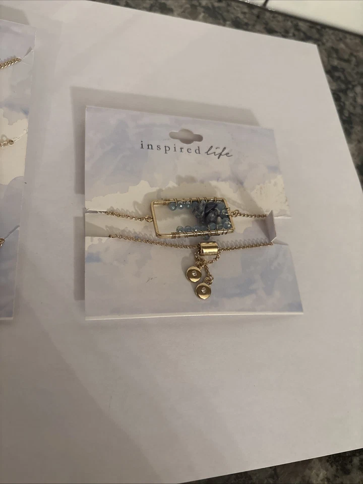 INSPIRED LIFE, Tres collares y pulsera, Nuevo Foto 3 de 4