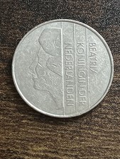 1984 Netherlands 2 1/2 Gulden Actual Coin TB6616*