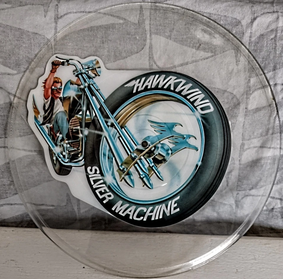 Hawkwind, Silver Machine, UNIQUE only one of its kind, picture disc, HW001, 1986 Foto 3 de 4