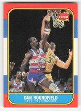 Dan Roundfield 1986-87 Fleer #95 Washington Bullets VG