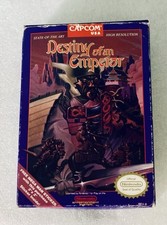 1990 Nintendo NES Destiny Of An Emperor CIB Complete w/Map Tested