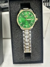 Men s Quartz Green Dial Day-Date Two-Tone SS ...