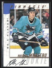 Patrick Marleau 1997-98 Pinnacle Be a Player Auto #221 San Jose Sharks
