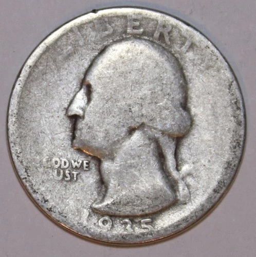 1935-P Washington Silver Quarter - About Good - #2595EA