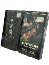 Batman Returns and Forever VHS LOT 90s vintage new Movie video tapes 1990s