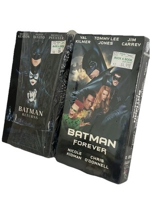 Batman Returns and Forever VHS LOT 90s vintage new Movie video tapes 1990s