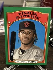 2021 Topps Heritage Minor League #57 Wilderd Patino Green #/75 dd1