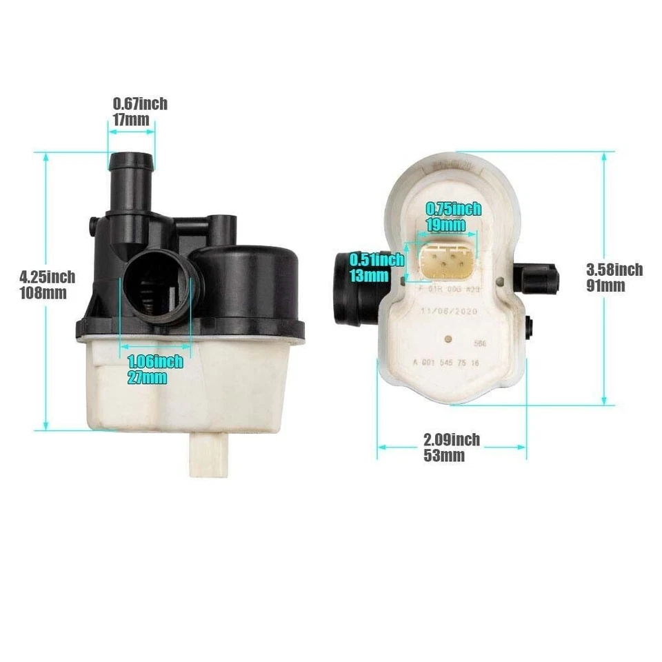 Fuel Vapor Leak Detection Pump 0261222018 For BMW Alpina B7 E65 760Li 750Li thru - Image 2 of 4