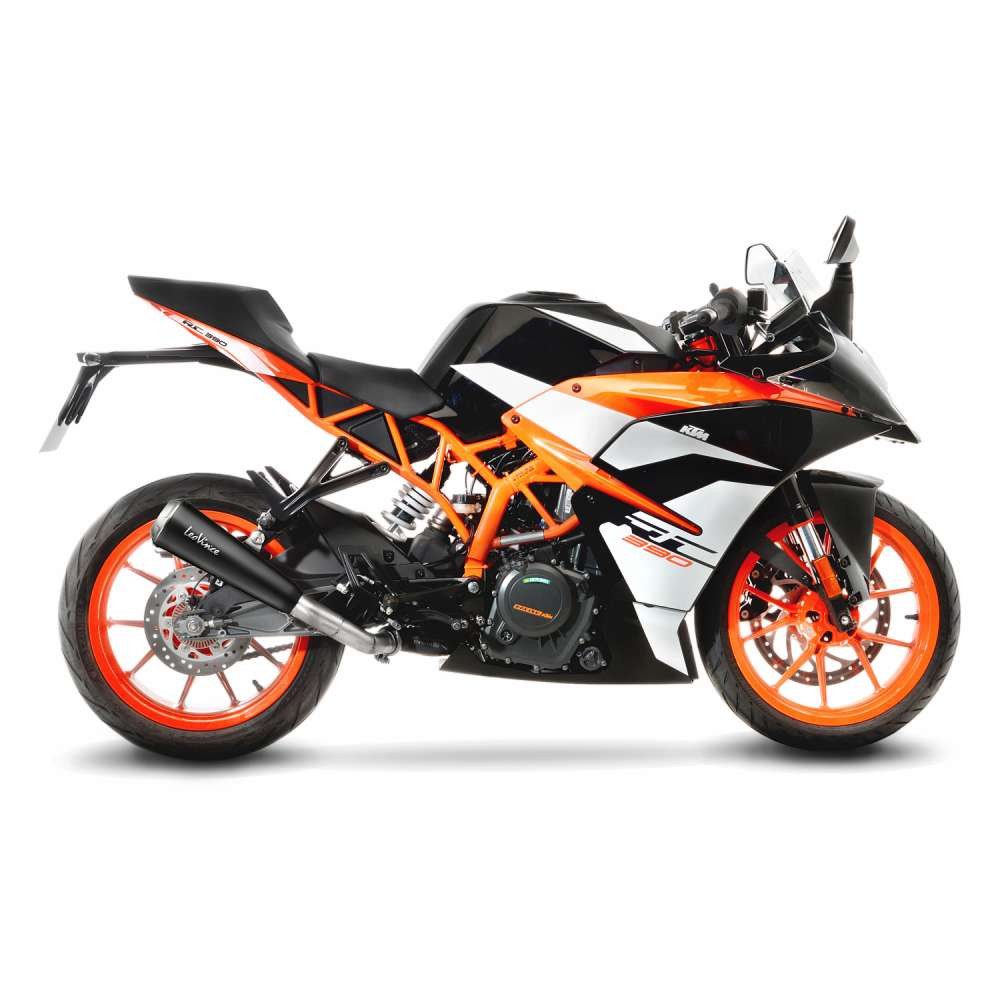 Exhaust Leovince Gp One Stainless Steel Ktm Rc 390 2017 > 2020