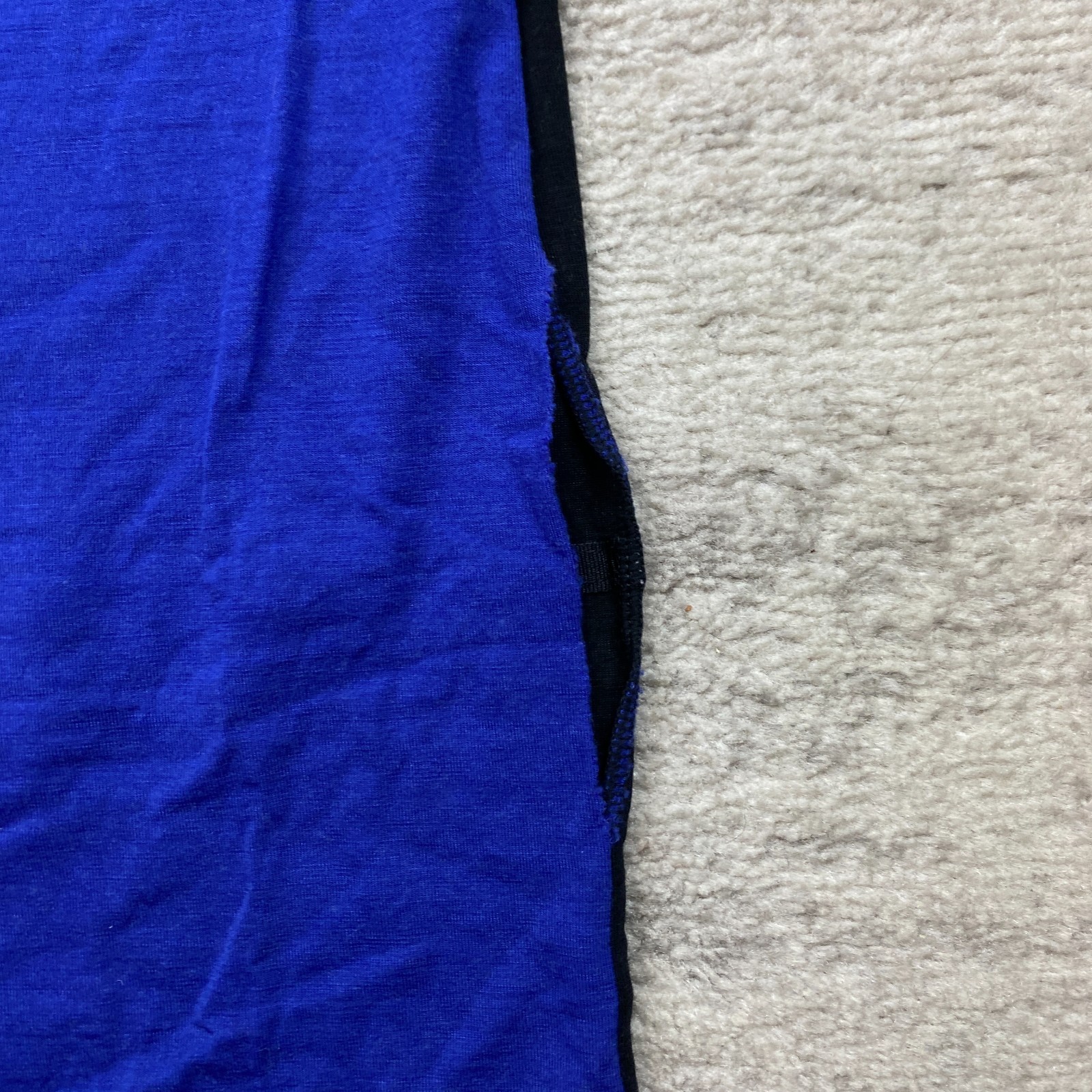 Mons Royale Ultra Lite Merino Air Con Shirt Small Black Athleisure Wool Bike Run