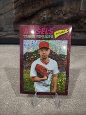 2026 Topps Heritage - Yusei Kikuchi #167 Chrome Burgundy Sparkle Refractor