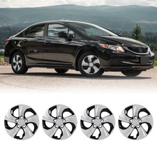 Set Of 4 15 Bolt-on Wheel Rim Covers Hubcaps For 2013-2015 Honda Civic Sedan Set Of 4 15 Bolt-on Wheel Rim Covers Hubcaps For 2013-2015 Honda Civic Sedan