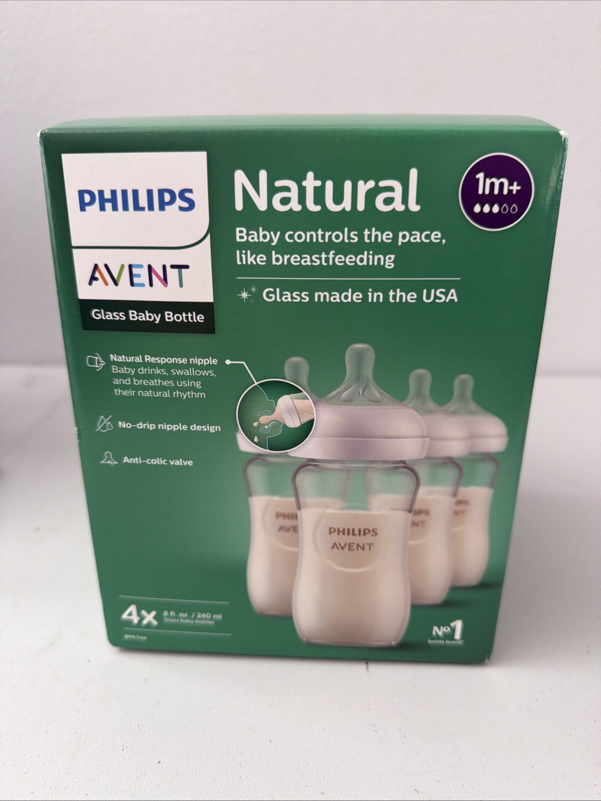 8 Ounce Pack Of 4 With Anti Colic Valve