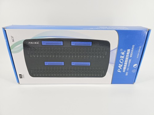 48 Bay / Port AA & AAA NiMH NiCd Battery Smart Multi Charger with LCD Display - Picture 8 of 8