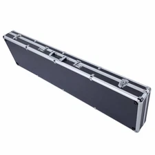 53" Long Aluminum Locking Rifle Gun Case Lock Shotgun Storage Box Carry US