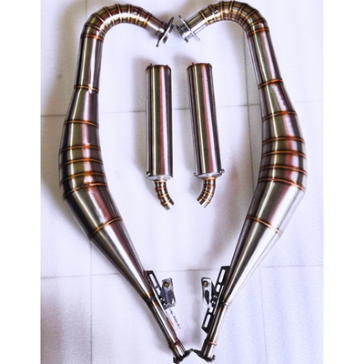 YAMAHA rd350 250 マフラー 集合マフラー Yamaha RD250 RD350 73–95 | Handmade 2T Full Expansion Chamber