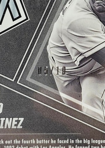 2021 Mosaic All-Time Greats #ATG2 #/10 Pedro Martinez - Gold - Boston Red Sox - Picture 3 of 3