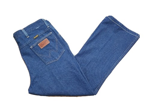 Vintage Wrangler 945 Blue Denim Flare 