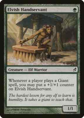 ELVISH HANDSERVANT X 4 E/X+ LORWYN MAGIC THE GATHERING