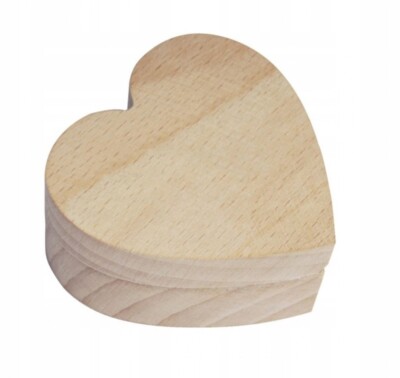 Holz kleine Box mit Deckel für Kleinteil Aufbewahrung Zahnfee 5,5 cm Liebe Herz