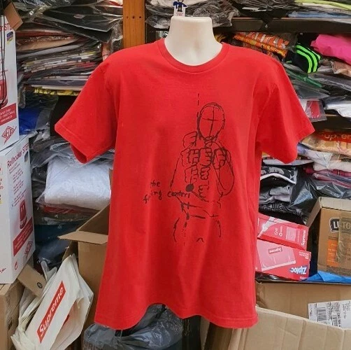 FW13 Supreme Bruce Lee Mantra Rot T Shirt Größe L T Shirt Sehr Selten Vintage