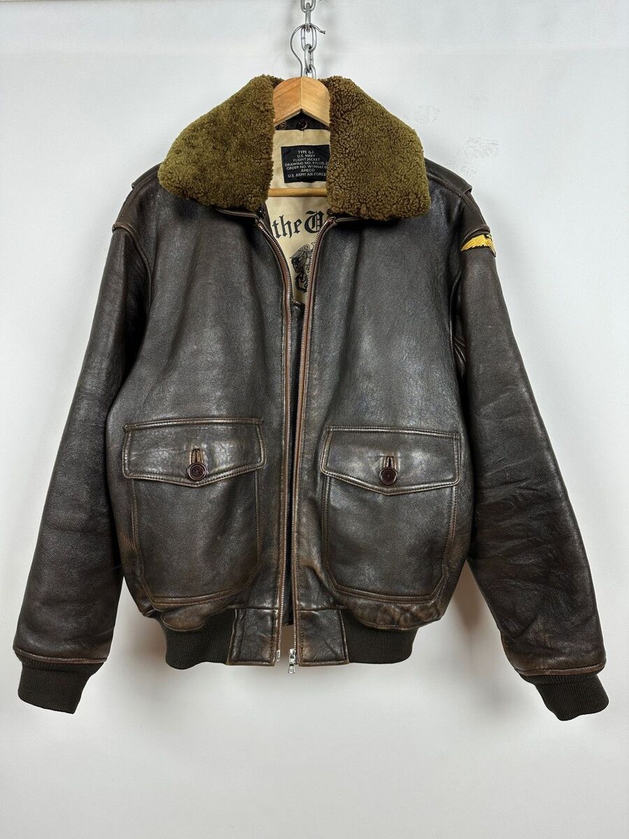 Men's Vintage Ameco Type G-1 US Army Flight Leather Bomber