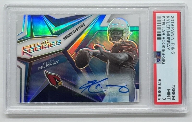 Kyler Murray Panini Rookies & Stars Stellar Rookies #SRKM Signature