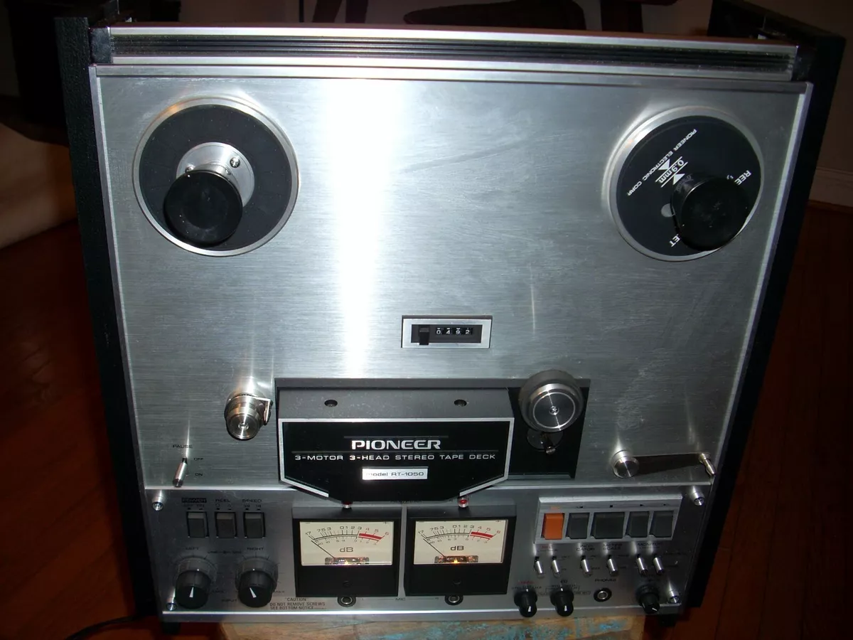 PIONEER RT-1050 reel to reel stereo 3 motor 3 head - MANUAL