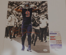 Brevin Jordan Signed Autographed 11x14 Photo Houston Texans Miami JSA COA A