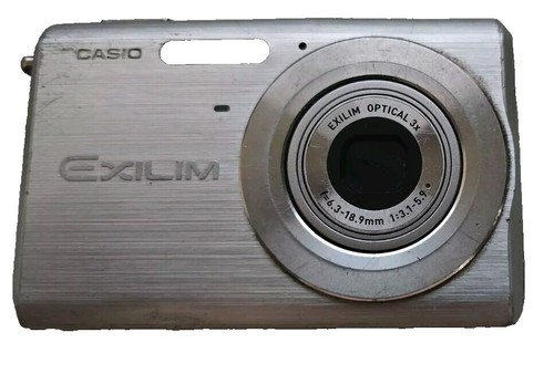 Casio Exilim EX-Z60 6.0MP Digital Camera Silver Untested Unit Only