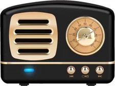 Mini Wireless Stereo Retro Speaker Portable Bluetooth USB Speaker