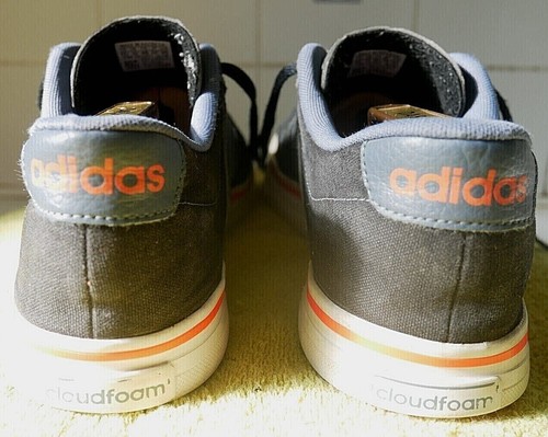 ADIDAS CLOUDFOAM SUPER SKATE BLACK ONIX SUEDE TRAINERS SHOES UK 11 EU46 - Picture 9 of 12