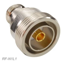 7/16 DIN Female to N-Type Female RF Adapter, CablesOnline RF-N1L1