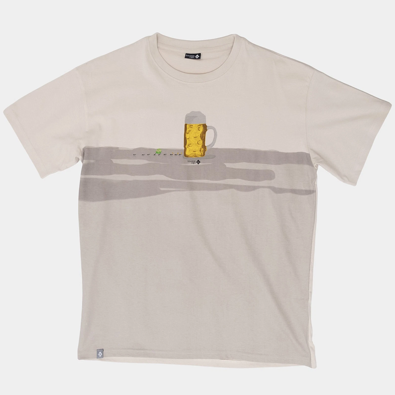Bavarian Caps T-Shirt Pilgrimage Men Organic Cotton Jersey Beer Hops Print