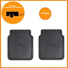 2 Stück Schmutzfänger Spritzschutz Spritzlappen Universal PKW Anhänger 23x20cm