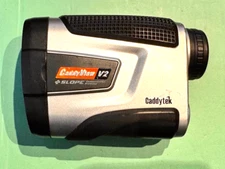 CADDYTEK USED  CADDYVIEW V2 SLOPE GOLF LASER RANGEFINDER  W/ SLOPE