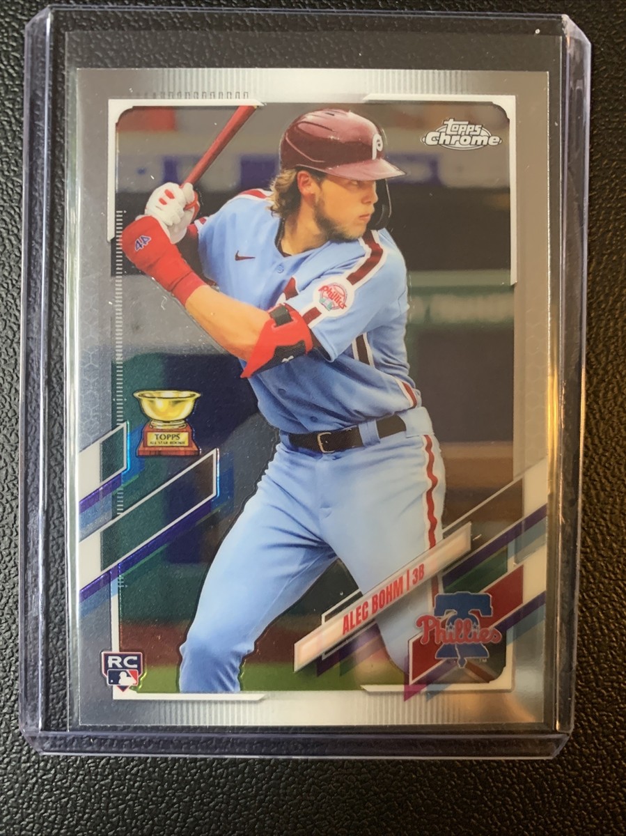 2021 Topps Chrome Alec Bohm Rookie Card RC #119 All Star Gold Cup