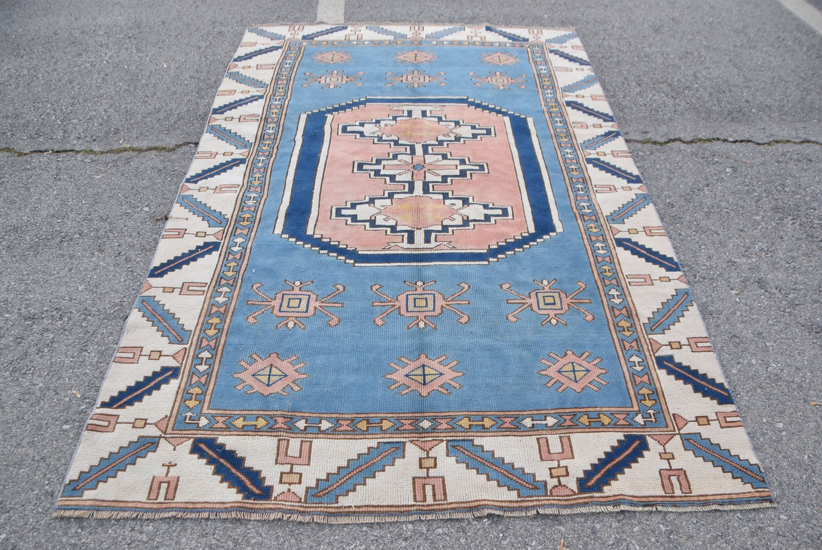 Vintage Rug, Kitchen Rug, 5.4x8.4 ft Large Rug, Bedroom Rug, Turkish