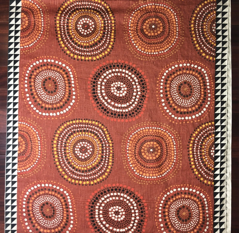 Perno de tela de lino IKEA GRIBBY PS de Maria Vinka 35” x 118” ¡¡RARO!! (Lote de 4) Foto 4 de 4