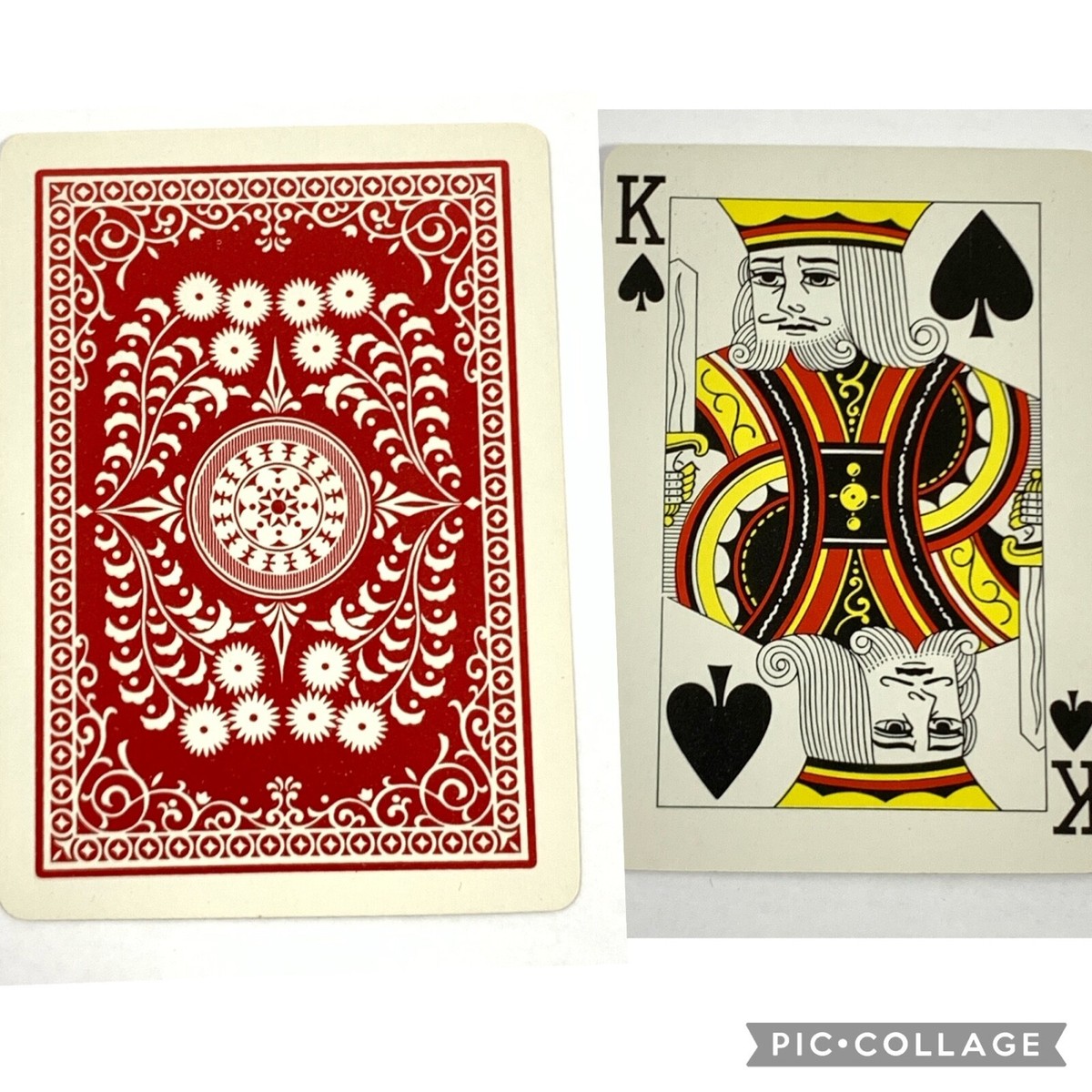 1j) One Single Swap Playing Card Artistic Art King Of Spades