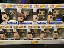 Funko Pop! Television: Seinfeld Series Pops! 9 Pc Plus Display Merch Set!!