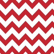 Savage Printed Background Paper 53" x 18', Red  White Chevron 