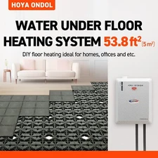 Hoyaondol hot water underfloor heating mat system Qtype 53.8sqft( 5square meter)