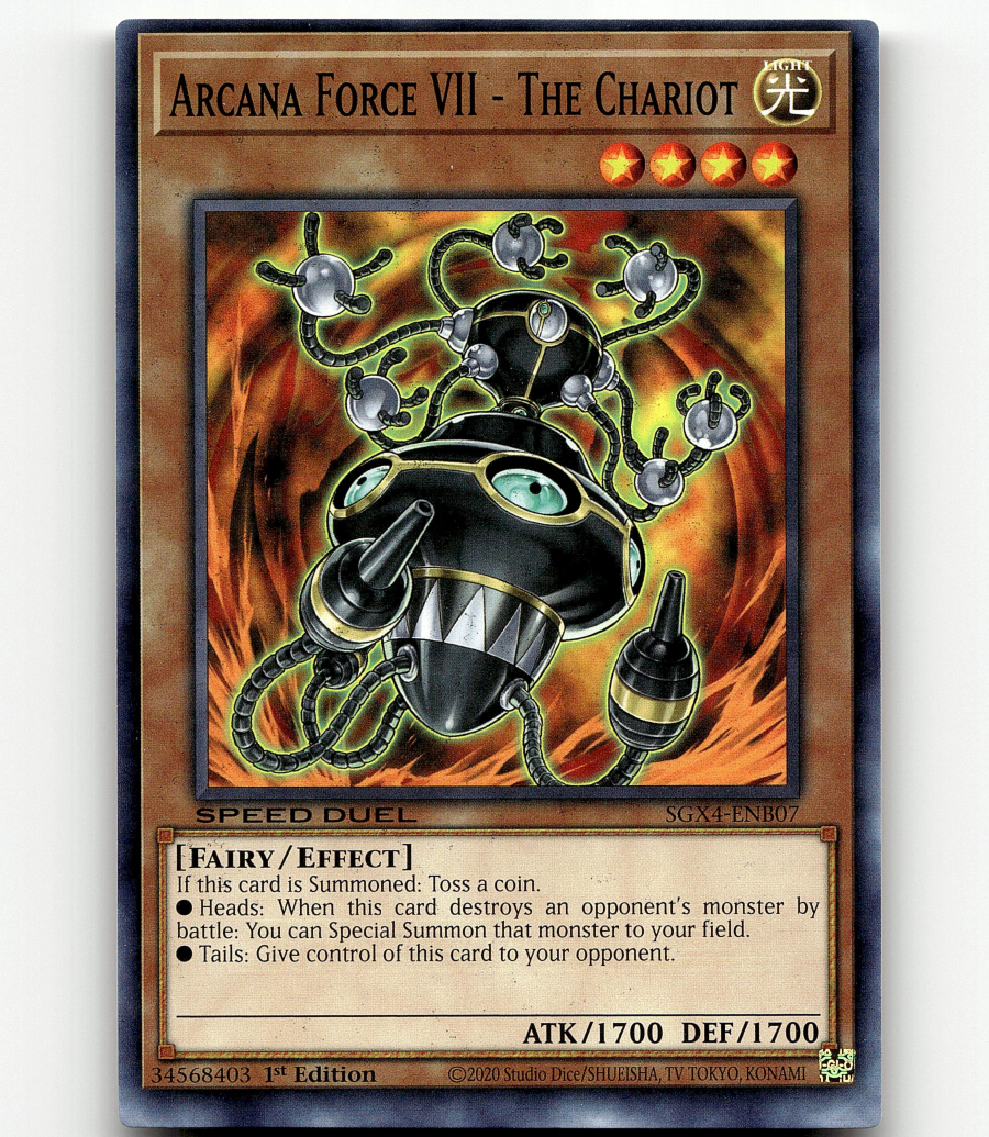 yugioh arcana cards Yugioh Arcana Force VII - The Chariot