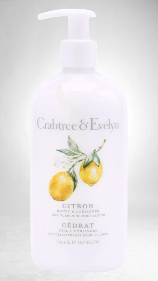 Crabtree & Evelyn Citron 蜂蜜和香菜身体乳液 16.9 液量盎司全新快速发货 — 第 3/3 张图片